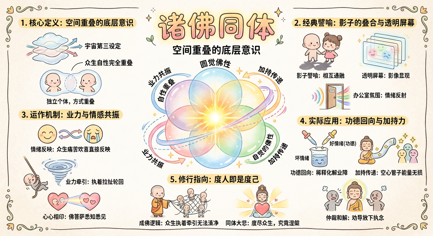 諸佛同體 - 佛法基礎概念圖解